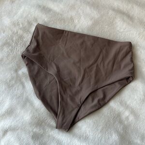 Jade swim high-waisted nude bottoms